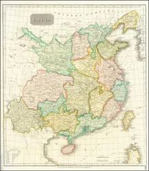 Karte von China, 1815