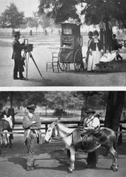 Fotografie auf dem Common und Warten auf Miete, 1876-77