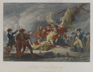 Tod von General Montgomery, 1775