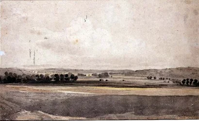 In der Nähe von Handborough, Oxon