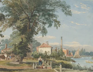 Auf der Themse bei Hammersmith, ca. 1836