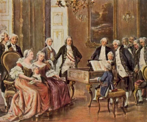 Mozart vor Kaiserin Maria Theresia