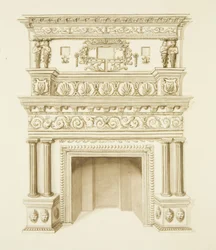 Kamin in 