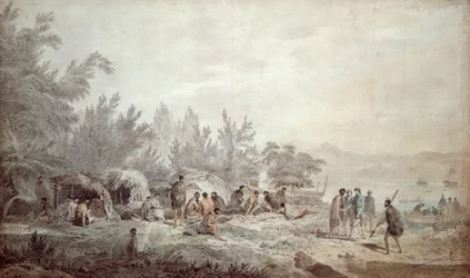 Kapitän Cook in Ship Cove, Queen Charlotte Sound