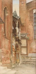 Das Castelbarco-Grabmal, Verona, Mai - August 1869