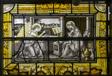 Oxford, Trinity College, James Powell & Sons, John William Brown, Die Verkündigung, 1885