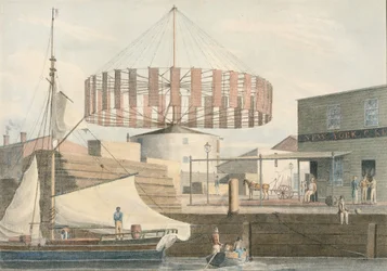 Rundmühle, King Street, New York, 1830