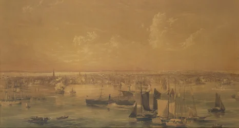 New York vom East River, 1852