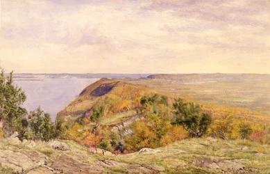 Blick vom High Tor, Haverstraw, New York, 1866