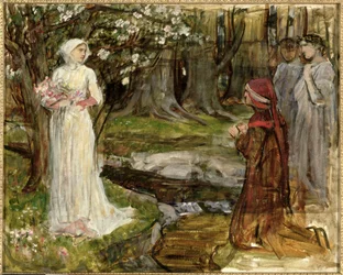 Dante und Beatrice, um 1916-17