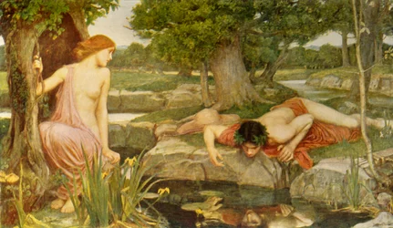 Echo und Narziss, 1903, ca. 1915