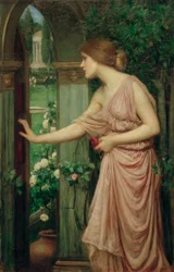 Psyche öffnet die Tür zu Amors Garten