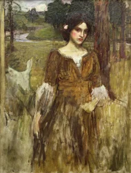 Die Lady Clare, ca. 1900