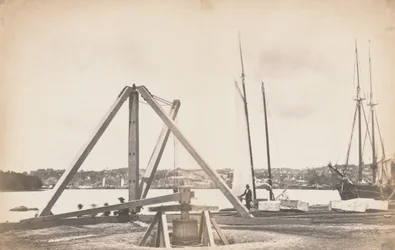Bau des Washington Aquädukts, 1858-1859
