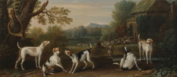 Die Hunde loslassen, ca. 1765