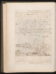 Autographenbrief von John Constable an John Thomas Smith, aus Memoirs of the Life of John Constable, von Charles Robert Leslie, gedruckt von James Carpenter