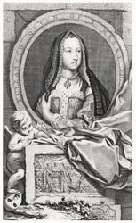 Porträt von Elizabeth von York (1465-1503), 1747
