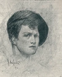 Ein Selbstporträt von John da Costa, um 1895