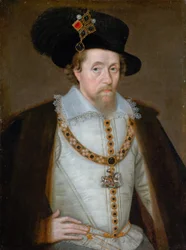 James VI und I, 1566 - 1625. König von Schottland 1567 - 1625. König von England und Irland 1603 - 1625