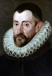 Sir Francis Walsingham (ca. 1532-1590), englischer Politiker (Gemälde von J.de Critz). London National Portrait Gallery