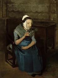Porträt eines Dieners von Bramham Park, Yorkshire, ca. 1822