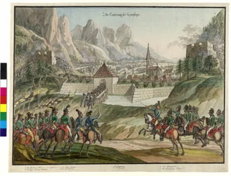 Die Eroberung des Luziensteigs durch österreichische Truppen 1799