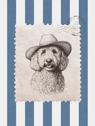 Doodle Hund Cowboy Stempel