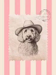 Doodle Hund Stempel
