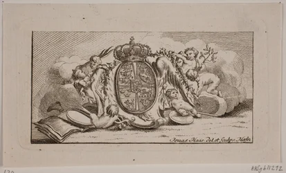 Vignette mit Reichswappen