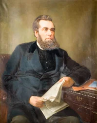 Porträt von John Skirrow Wright 1823-1880, 1880