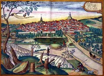 Karte von Marienburg, aus 