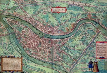 Karte von Lyon, aus 