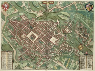 Karte von WRATISLAVA Bresslaw, aus 