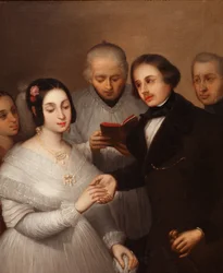 Eine Hochzeit im Jahr 1830