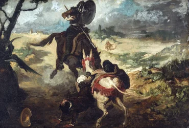 Szene aus Don Quijote de la Mancha