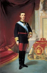 Porträt von Alfonso XII (1857-1885)