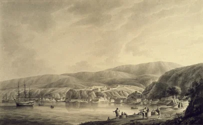 MALASPINA, Alejandro (1754-1809). Italienisch-spanischer Navigator und Entdecker.; POZO, Jose del (18. Jahrhundert). (Detail). Zeichnung. Spanien. Madrid. Marinemuseum