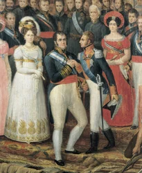 Die Einschiffung von Ferdinand VII. in Puerto de Santa Maria, 1823
