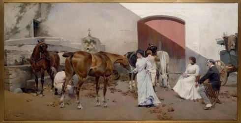 J.Cusachs y Cusachs, Pferdewechsel
