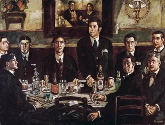 Die Versammlung im Café de Pombo