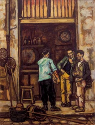Die Taverne von Santander (Spanien) 1944-1945