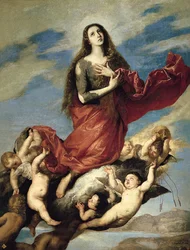 Maria Magdalena wird in den Himmel aufgenommen