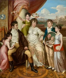 Die Familie des Großhändlers Johann Christian Edler von Bruchmann