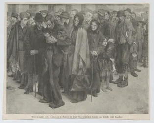Zeitungsausschnitt (vermutlich aus der „Leipziger Illustrirten Zeitung“): „Wien im Jahre 1918“