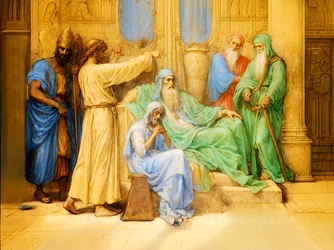 Josef deutet die Träume des Pharao
