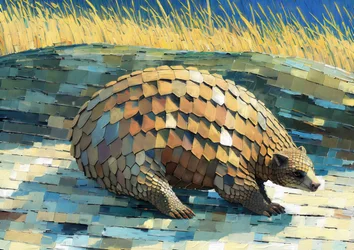 Tiere: Pangolin 3