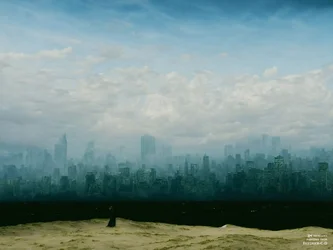 Der Mönch am Meer (vor der Stadt)