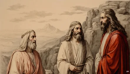 Jesus Verklärung mit Moses und Elia