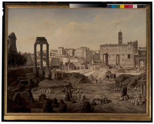 Eine Ansicht des Forums in Rom