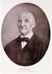 Österreichischer Komponist und Organist Anton Bruckner